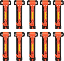 Car Safety Hammer Kit (Includes 10 Reflective Tape Strips)