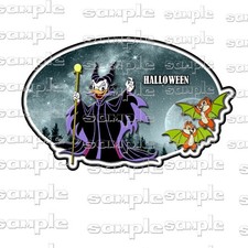 Disney Happy Halloween Night nnb Premade Scrapbook Page Paper Piece die cut