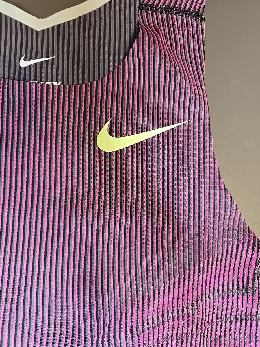 Nike Pro Elite 2024 Singlet Fuchsia Purple Made In USA Mens Size S