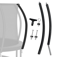 MSSVIGING Trampoline Curved Pole Replacement Universal Curved Enclosure Pole