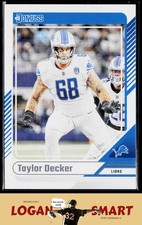 Taylor Decker 2024 Donruss #281 Detroit Lions