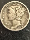 1930 S Mercury Dime F+