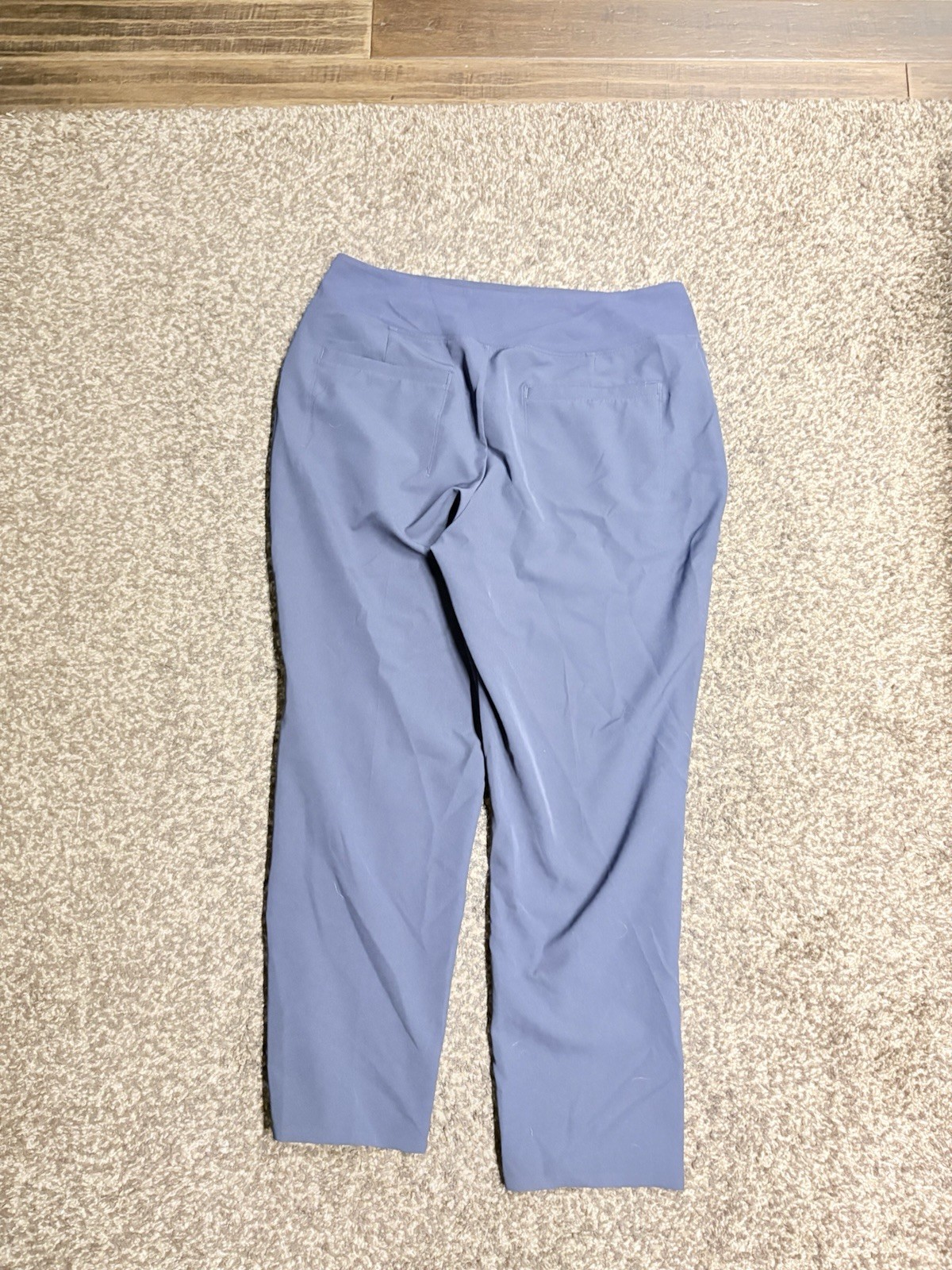 Athleta Women's Gray Flat Front Solid Pants Size … - image 5