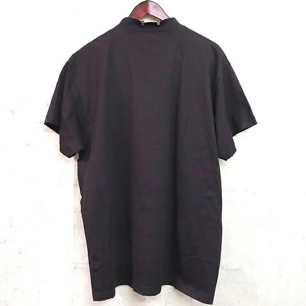 BALENCIAGA Shinjuku Earring Decoration Distressed Crew Neck T-Shirt Short thumbnail 5