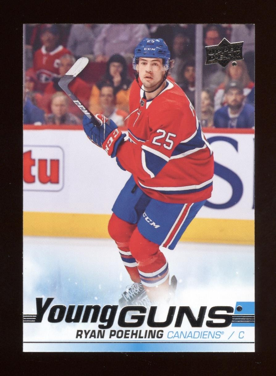 2019-20 UPPER DECK YOUNG GUNS ROOKIE RC #226 RYAN POEHLING