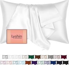 Silk Pillow Cases Standard Size with Hidden Zipper, Mulberry Silk Pillowcase for