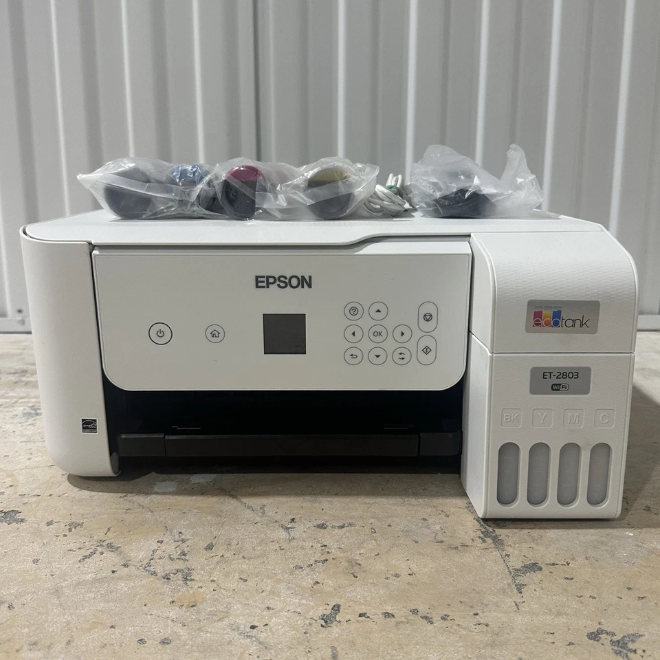 Epson EcoTank ET-2803 All-in-One Wireless Wi-Fi Printer Scanner Copier - NEW NOB - Image 3 of 4