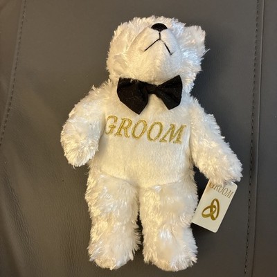 Beary Thoughtful White Groom Bear 2008