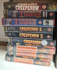 RARE VHS TAPE CREEPSHOW, TALES FROM THE DARKSIDE PRICE FOR ONE