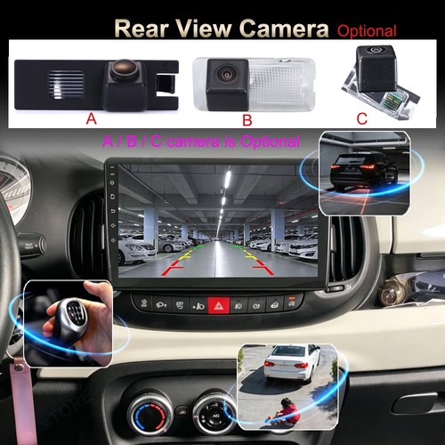 10"Carplay Navi GPS Android+Rückfahrkamera für Fiat 500L 351 352 Egea Doblo IPOD - Bild 3 von 9