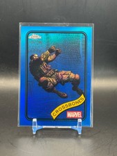 2025 Topps Chrome Marvel CROSSBONES #42 Blue Refractor (101) /299 RAW