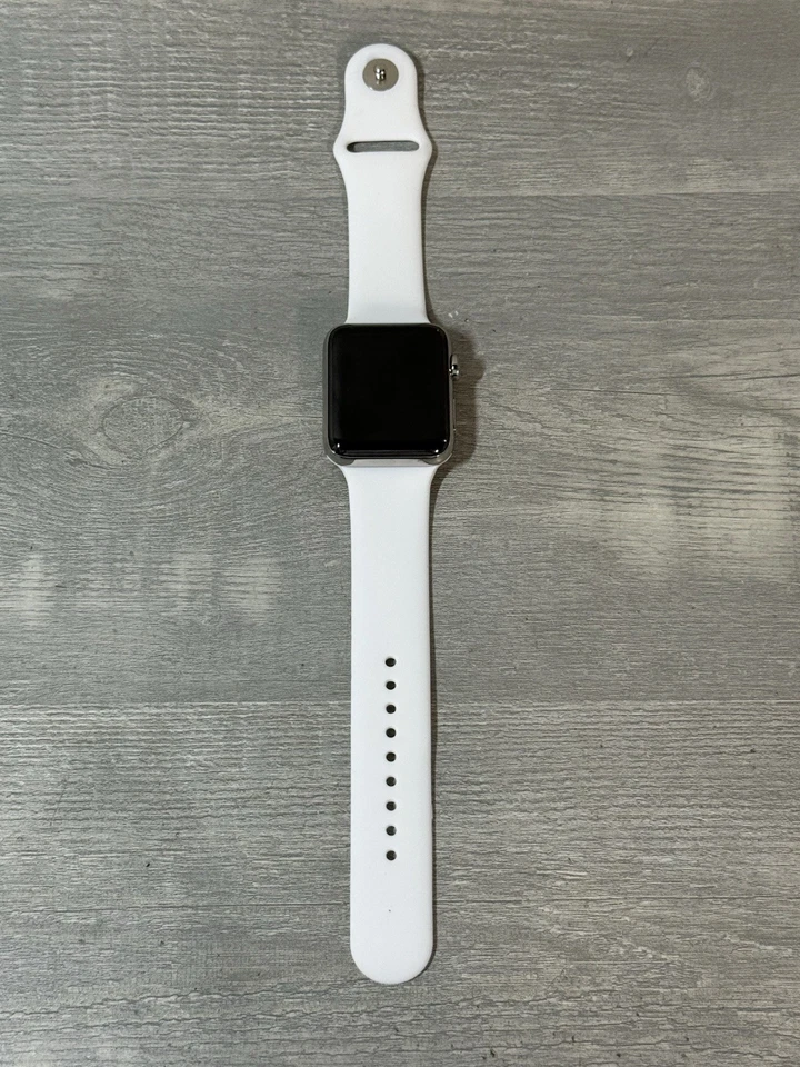 Apple Watch Hermes серия 2 42 мм сапфировое стекло с белым ремешком - Изображение 4 из 4