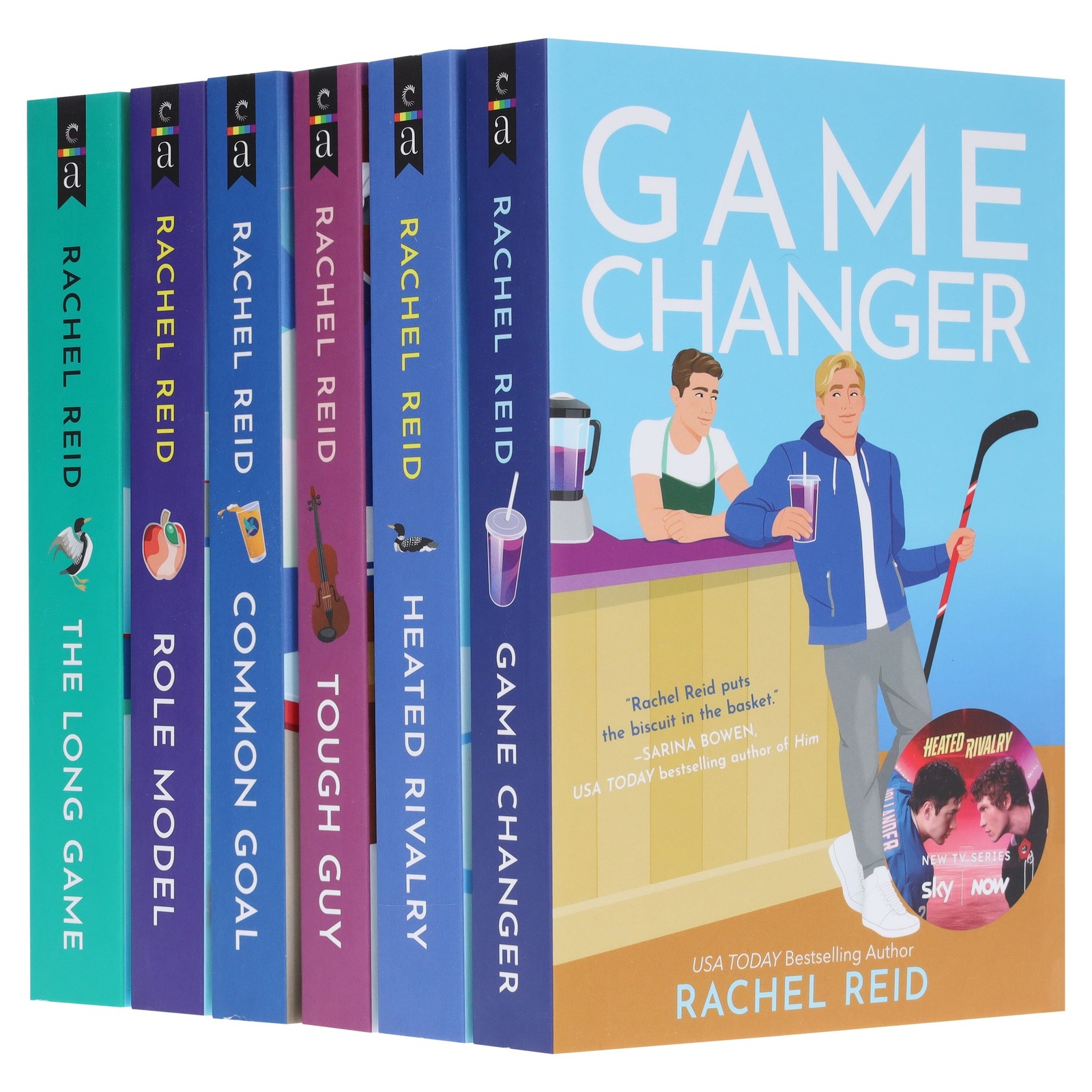Game Changers Series 1-6 Books Collection Set By Rachel Reid Heated Rivalry, Guy - Image 3