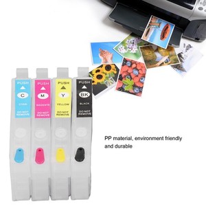 (T1811/T1812/T1813/T1814)Ink Refill Box Ink Cartridge Smooth Output Reusable 4