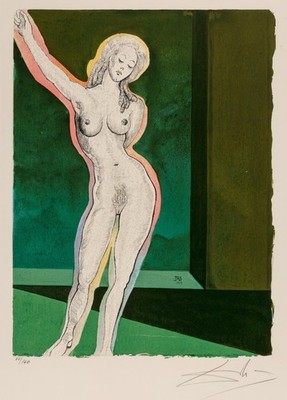 Salvador Dali (1904-1989). So rein wie ihr Herz, aus Der Marquis de Sade, 1969.
