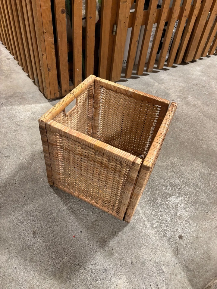 8 mal BRANÄS Korb, Rattan, braun, 32x34x32 - Bild 2 von 3