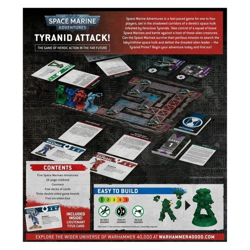 Space Marine Adventures Tyranid Attack Game Warhammer 40K Cooperative Strategy - Bild 2 von 5