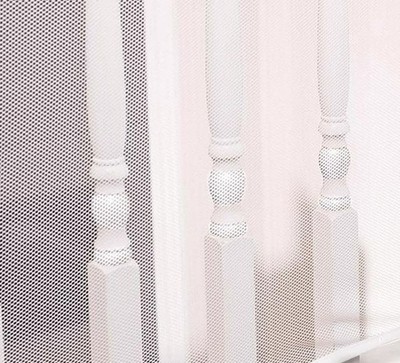 Railing safety net, 15ftx3ft white sturdy and durable fabric. Open box.