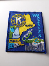 KIWANIS CLUB PATCH INTERNATIONAL MEMBER NEW ENGLAND 1999 DENVER CONVENTION