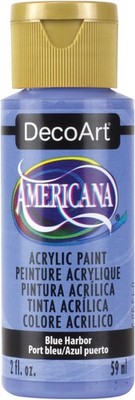 DecoArt Americana Acrylic Paint 2oz-Blue Harbor - Opaque