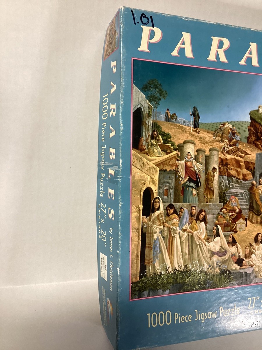 PARABLES-James Christensen 1000 Pc Jigsaw Puzzle Biblical Art 27 X