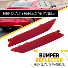 Left+Right Rear Bumper Light Lamp Reflector Lamp For 2013 2014 2015 Honda Civic