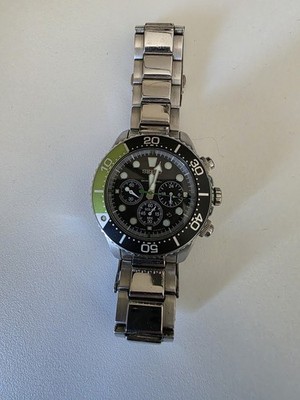 Seiko Prospex schwarzes Zifferblatt Herrenuhr - SSC615P1