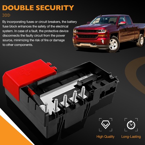 Battery Distribution Fuse Block - Compatible with 2014-2016 Chevy Silverado, ... - Picture 5 of 7