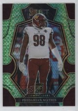2022 Panini Select Premier Level Dragon Scale Prizm 57/89 Phidarian Mathis 7eo