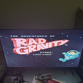 Vintage NES Game Rad Gravity Nintendo Entertainment System Cartridge