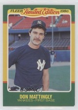 1986 Fleer Limited Edition Baseball Superstars Box Set Don Mattingly #27 0na3