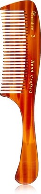 Creative Hair Brushes Handcrafed Tortoise Shell Comb C3