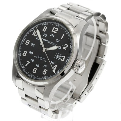 HAMILTON Khaki field H706250 See-through back black Dial HAMILTON Khaki field H706250 See-through back black Dial
