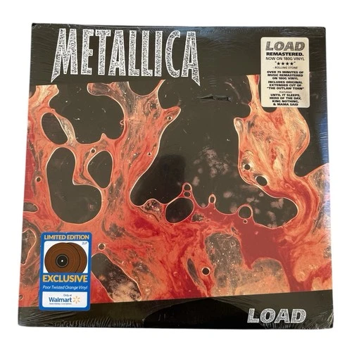 Metallica LOAD 2 LP NEW! POOR TWISTED ORANGE VINYL🔥WALMART EXCLUSIV🔥LTD ED