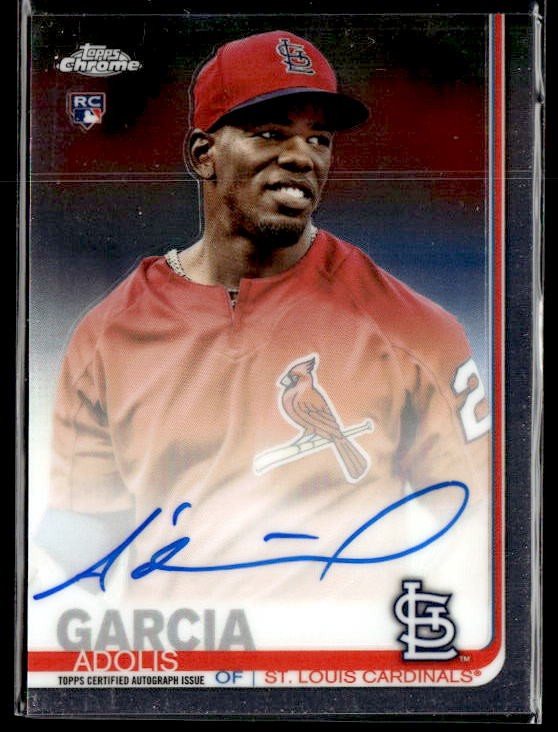 2019 Topps Chrome #RA-AG Adolis Garcia Rookie Autographs