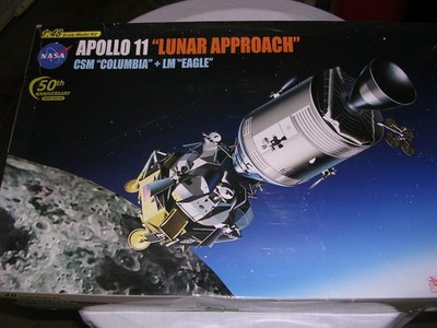 New sealed 1/48 Dragon 50th Anniversary Apollo 11 Lunar Approach, CSM and LM
