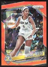 10695K 2025 Panini Prizm WNBA #92 Angel Reese Ice Orange Prizms