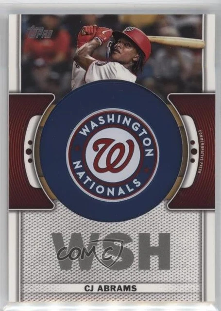 2023 Topps Series 1 Team Logo Commemorative Patch CJ Abrams #TLP-CJA Patch