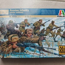 1:72 Italeri #6069 WKII Rußland Infanterie Winter Soldaten Granatwerfer MG Armee