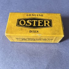 Genuine OSTER Dies X1 high speed steel 3/4   N.C. BOLT