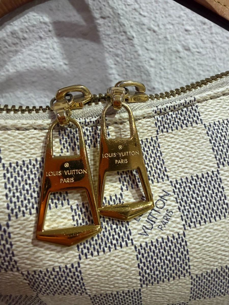 Authentic LOUIS VUITTON Damier Azur Lymington crossbody and