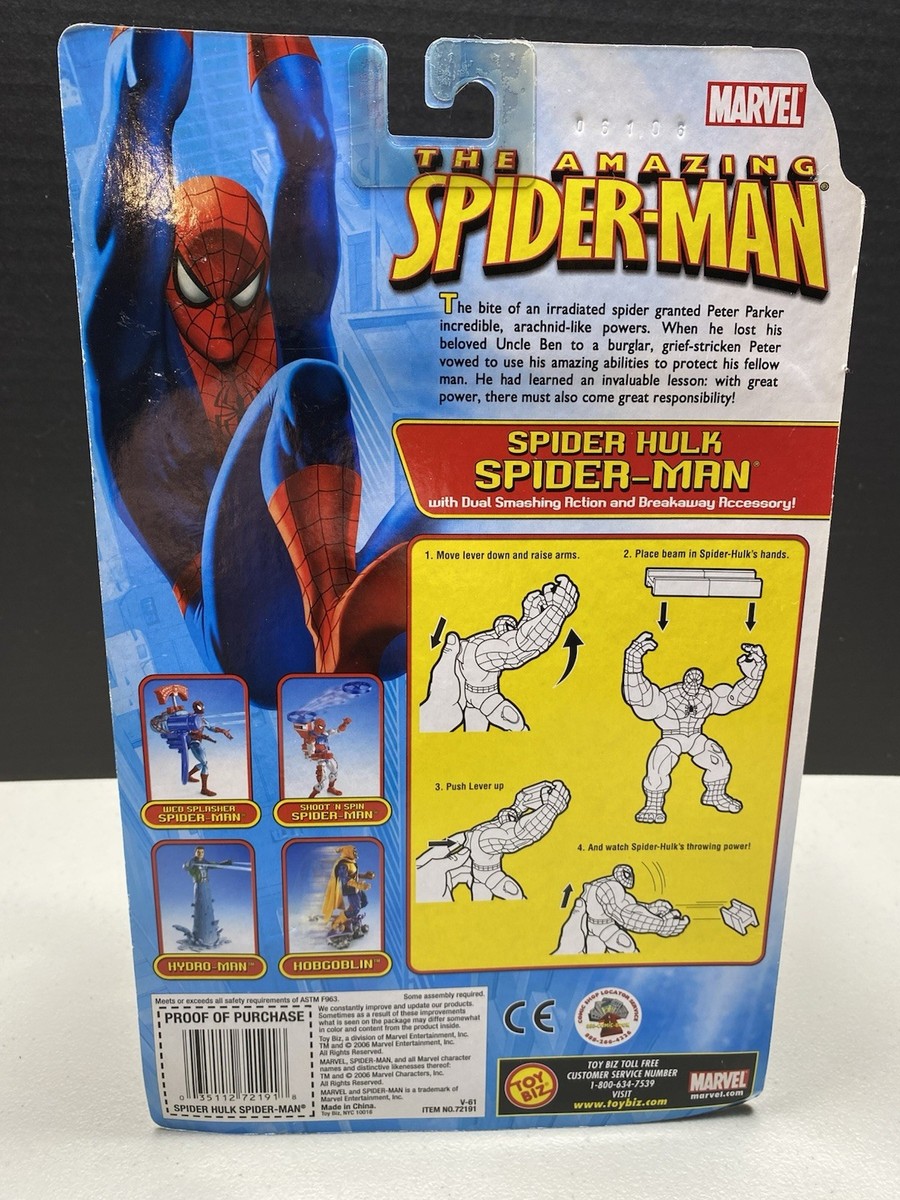 Marvel Toybiz 2006 Amazing Spider-Man Spider Hulk Spider-Man