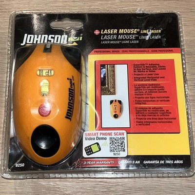 NEW Johnson Laser Mouse Line Laser Tool 9250 Orange