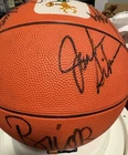 Jack Sikma Milwaukee Bucks 1990-91 Autographed Basketball 12 signatures HOF