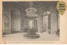 PUBLICITE  #SAN47147 CHAMBRES DES DEPUTES SALON EUGENE DELACROIX ANCIEN SALON