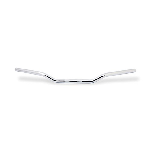 Manubrio cromato da 1” 25,4mm Drag Bar con fossette passaggio cavi 84cm - 第 1/1 張圖片