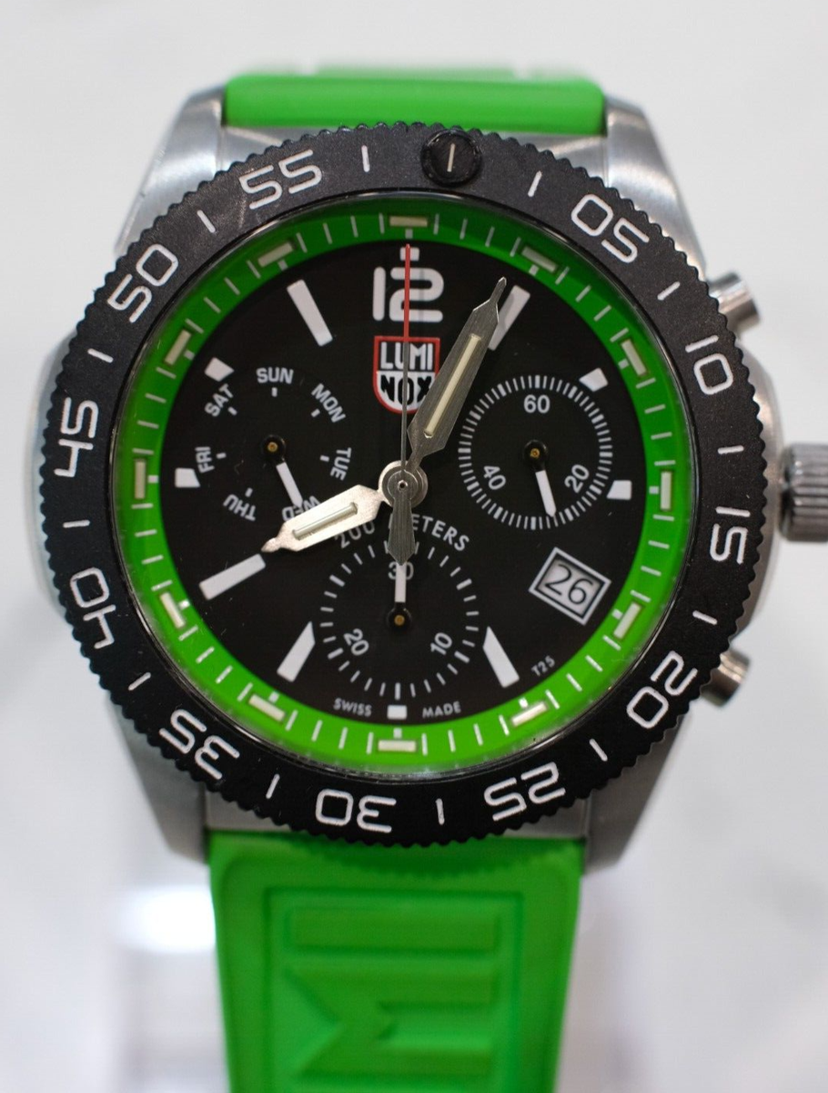 Luminox Pacific Diver Chronograph Green Rubber Strap Series