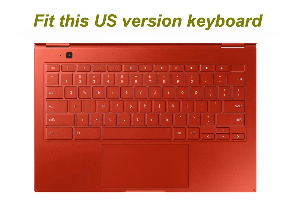 keyboard skin for 13.3" SAMSUNG Galaxy Chromebook XE930QCA XE930QCA-K01US/K02US - Image 2 of 2