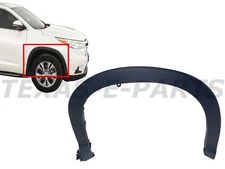 For 2014-2019 Toyota Highlander Front Right Fender Flare Molding Passenger RH