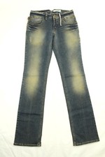 Moschino Women's Jeans Low Rise Distressed Stretch Denim